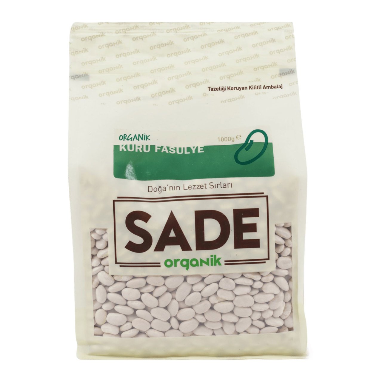 Sade Organik Kuru Fasulye 1000gr