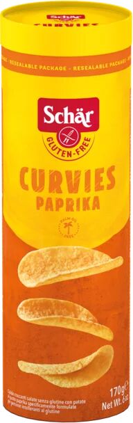 SCHAR Curvies Paprika Cips 170 GR