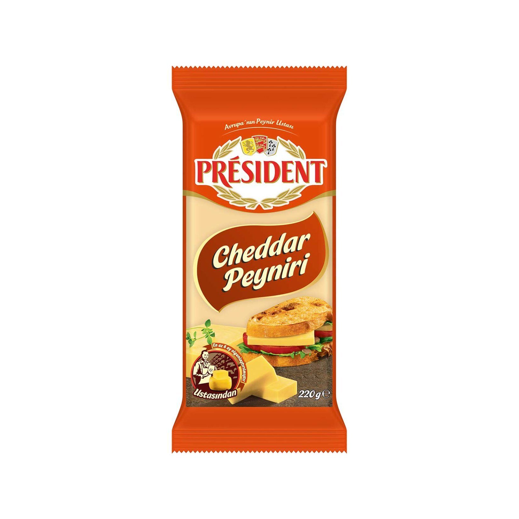 PRESIDENT CHEDDAR PEYNIRI 220 GR
