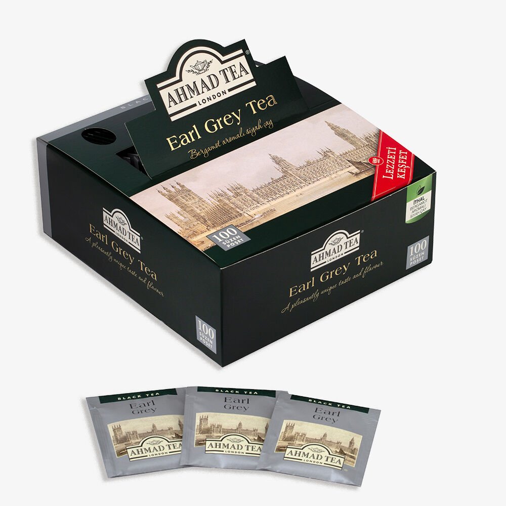 AHMED TEA EARLY GREY DEMLIK POSET 100 ADET