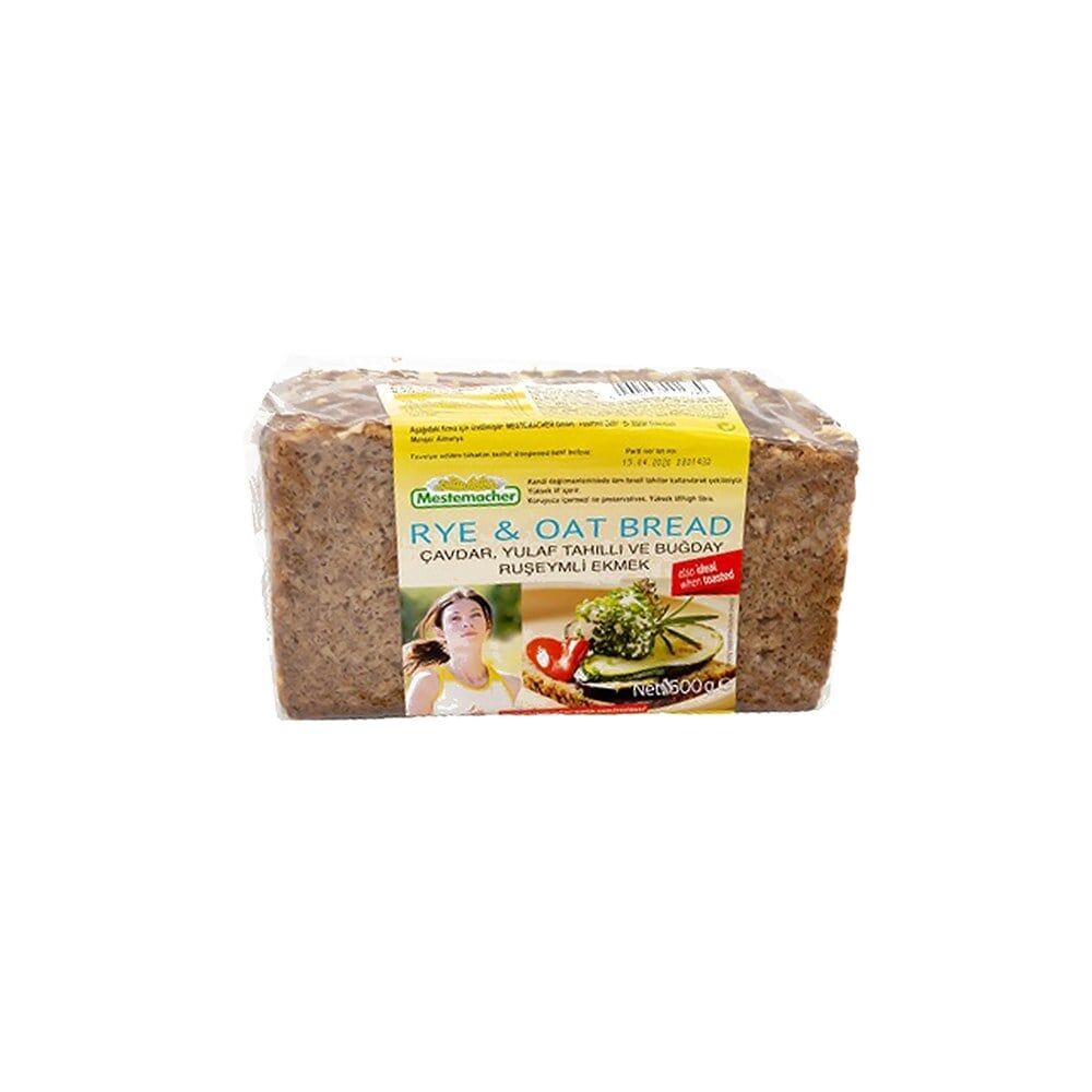 Mestemacher Yulaf-Çavdar & Ruşeymli Tam Tahıl Ekmeği 500 Gr