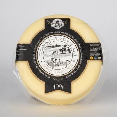 AKMEŞE ORGANİK TAM YAĞLI TAZE KAŞAR 400 GR