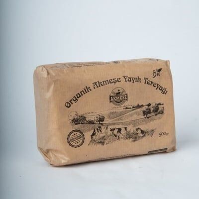AKMEŞE ORGANİK YAYIK TEREYAĞ 500 GR