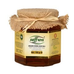 Saff1011 Organik Süzme Çiçek Balı 700 gr