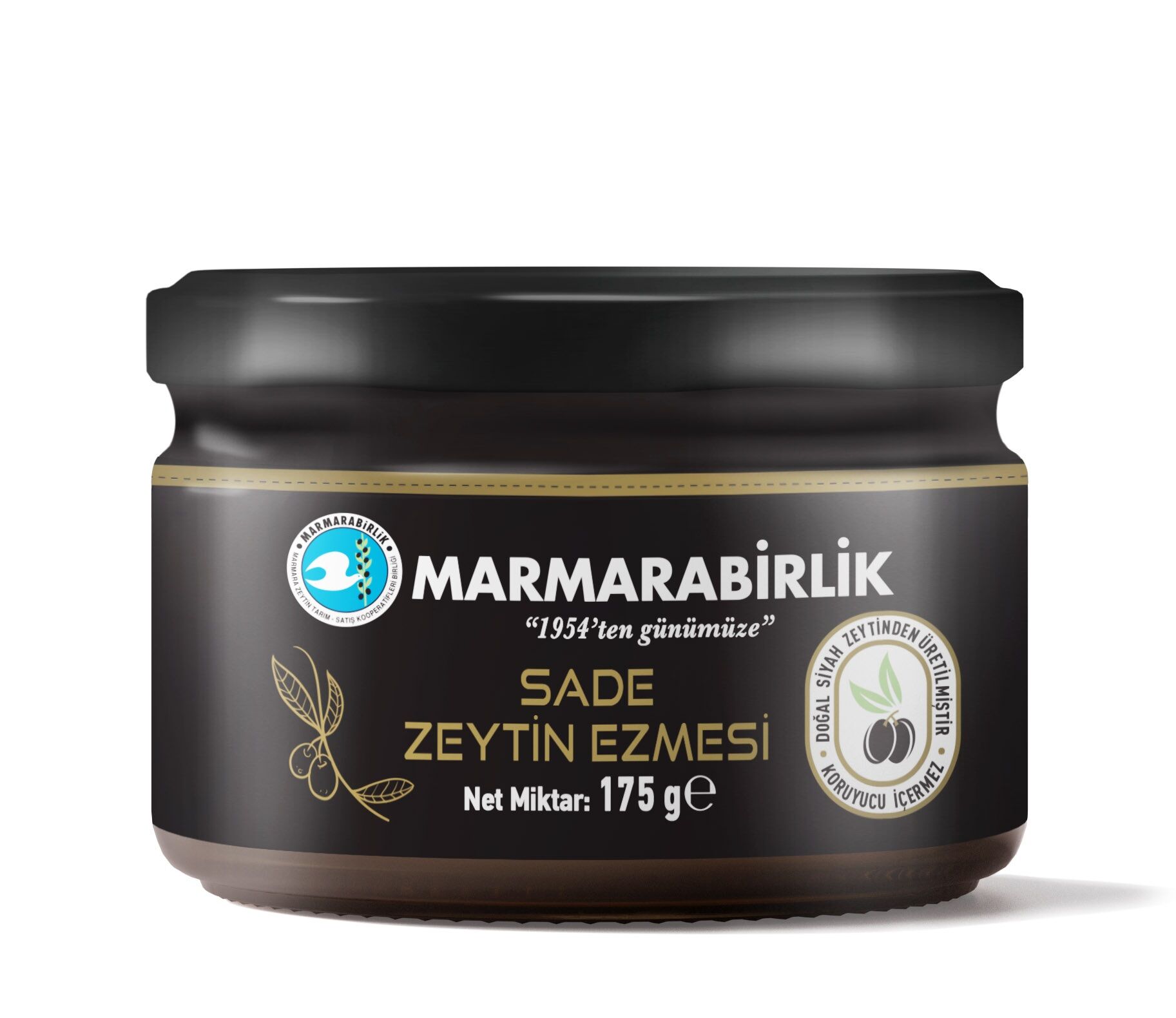 MARMARABIRLIK ZEYTİN EZMESİ SADE 175 GR