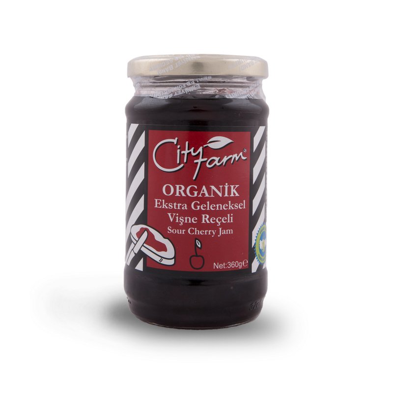 City Farm Organik Vişne Reçeli 360 gr