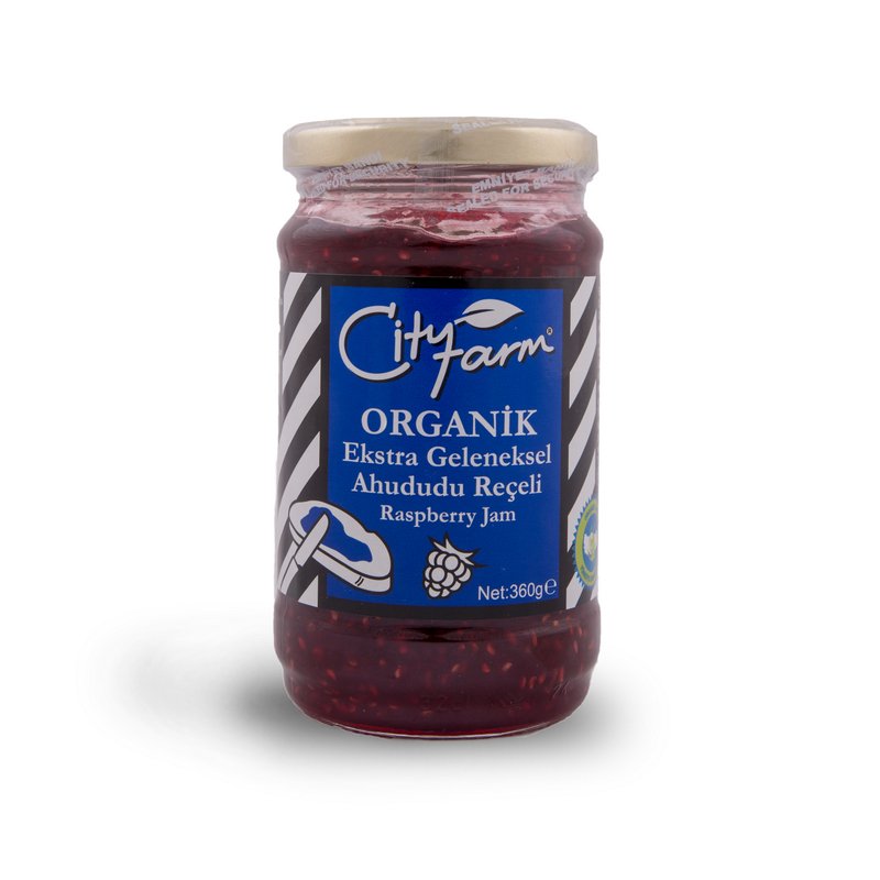 City Farm Organik Ahududu Reçeli 360 gr