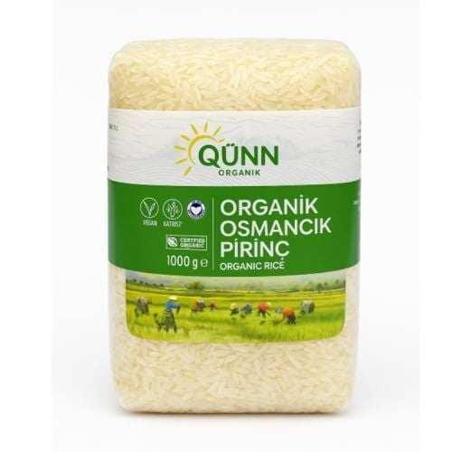 QÜNN ORGANİK OSMANCIK PİRİNÇ 1KG