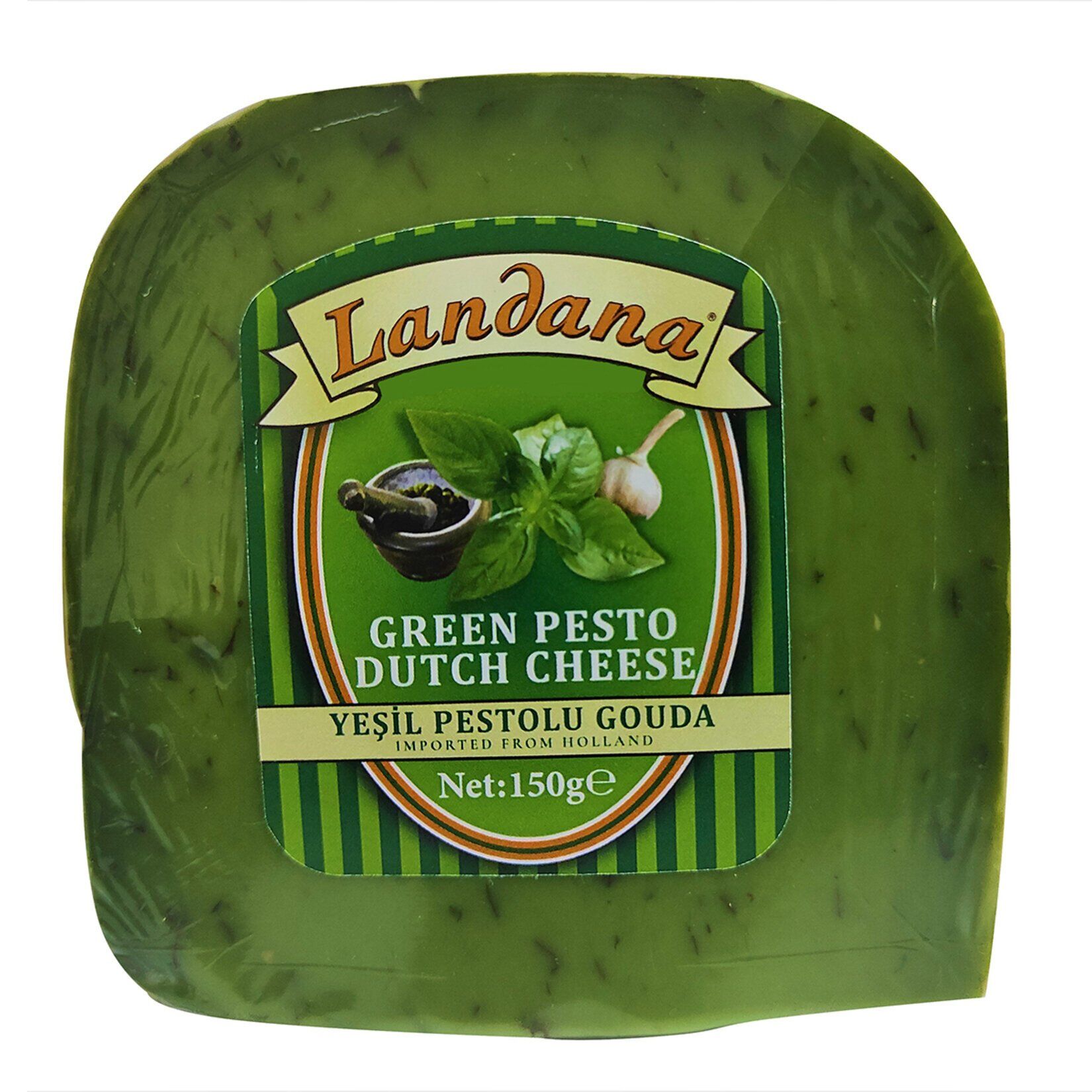 LANDANA GREEN PESTO GOUDA 150 GR