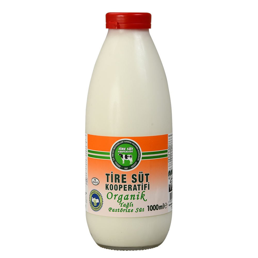 Tire Organik Pastörize Süt 1 lt