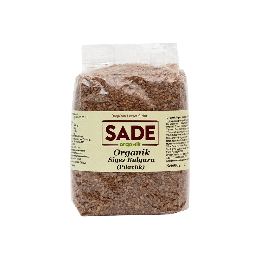 Sade Organik Siyez Bulguru 500 gr