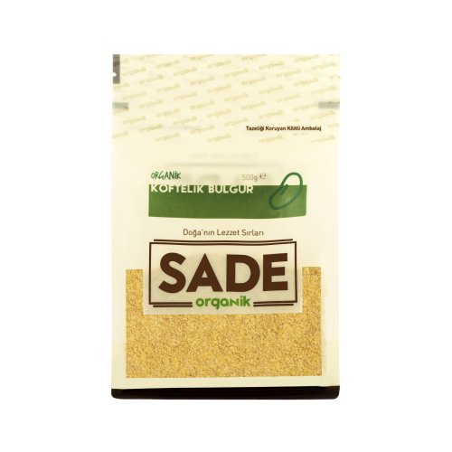 Sade Organik Köftelik Bulgur 500 gr